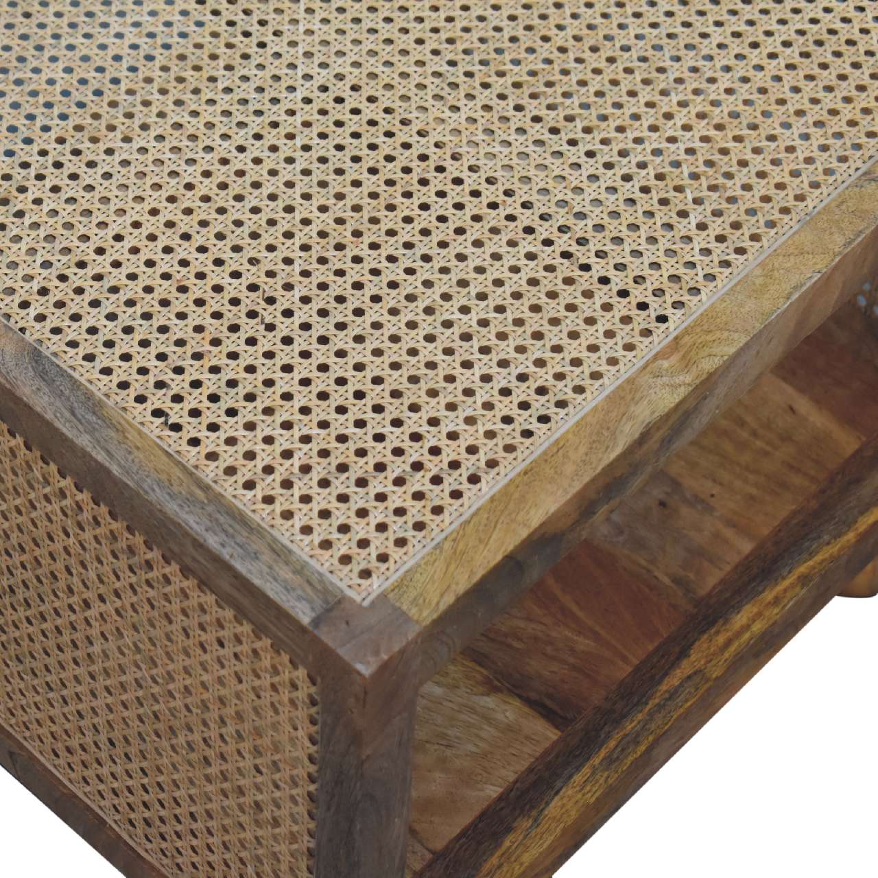 Bayeux Small Coffee Table Mango Wood Ball Feet