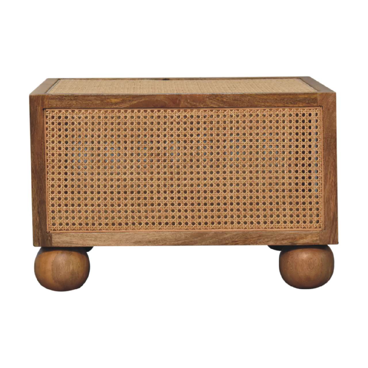 Bayeux Small Coffee Table Mango Wood Ball Feet