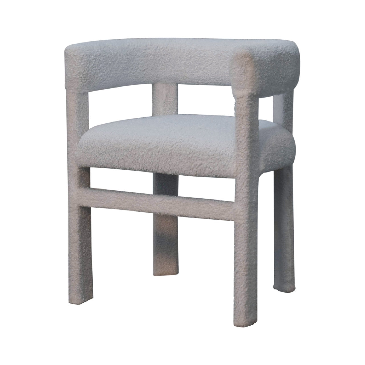 Sarlat White Boucle Cosy Occasional Chair