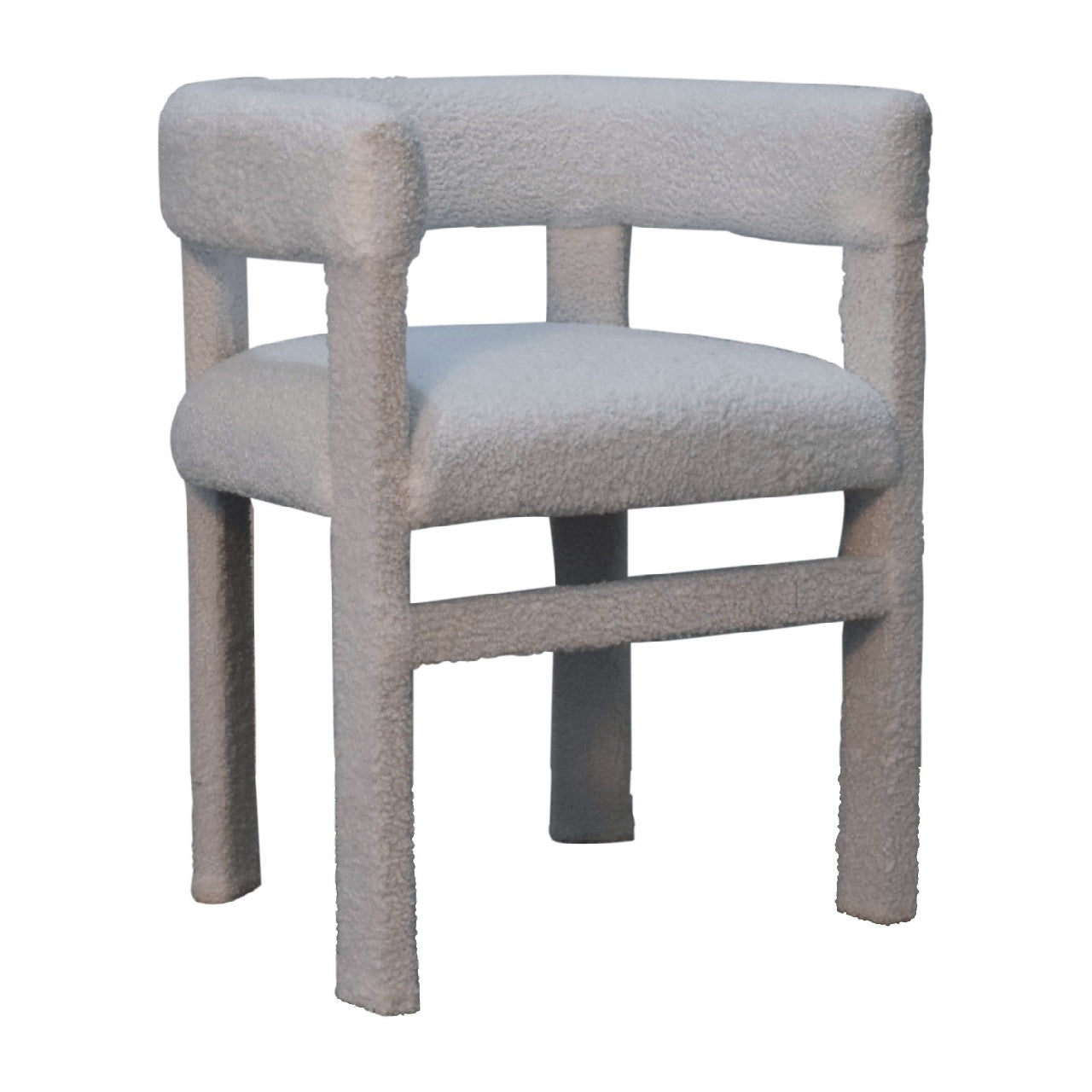 Sarlat White Boucle Cosy Occasional Chair