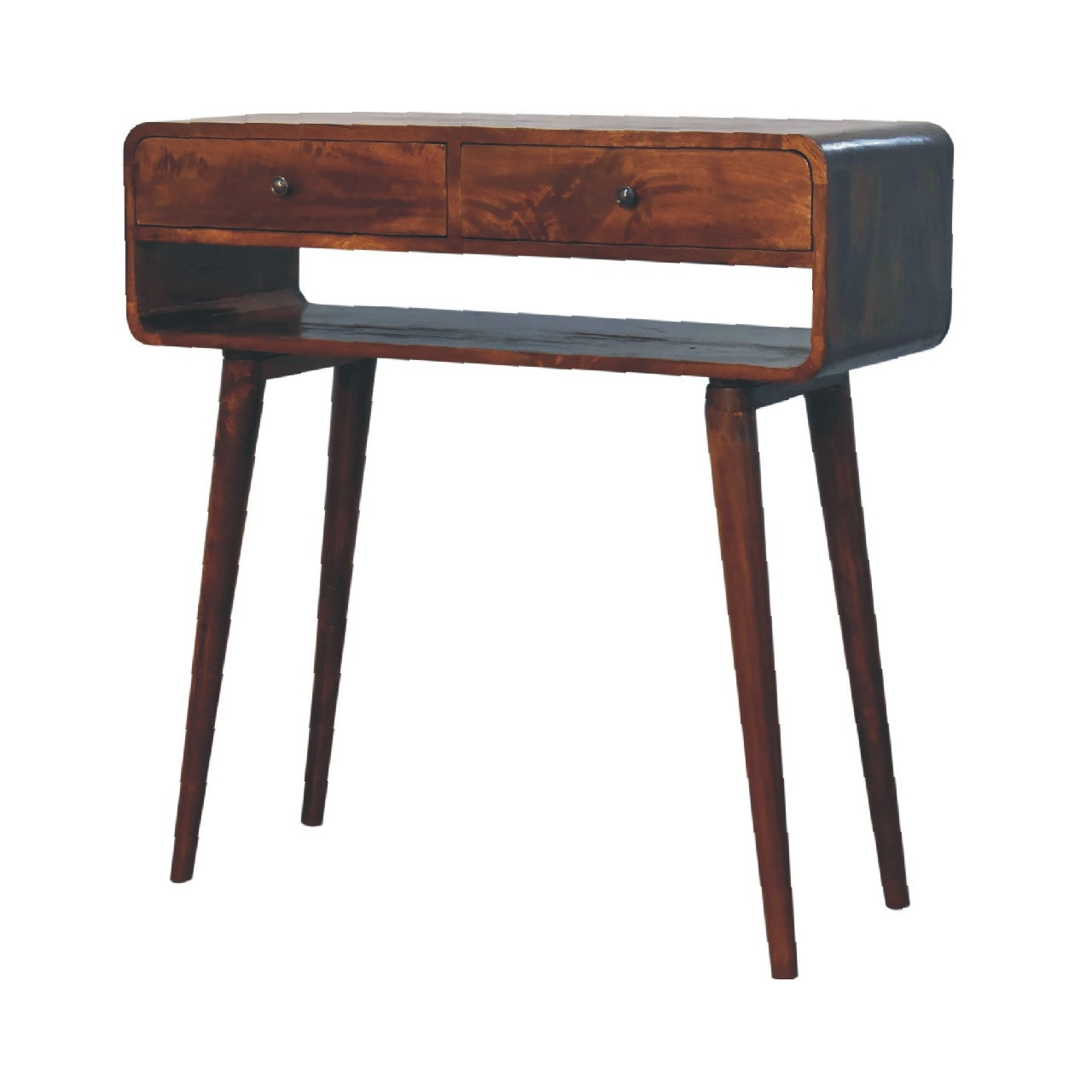 Reims Chestnut Mango Wood Console Table