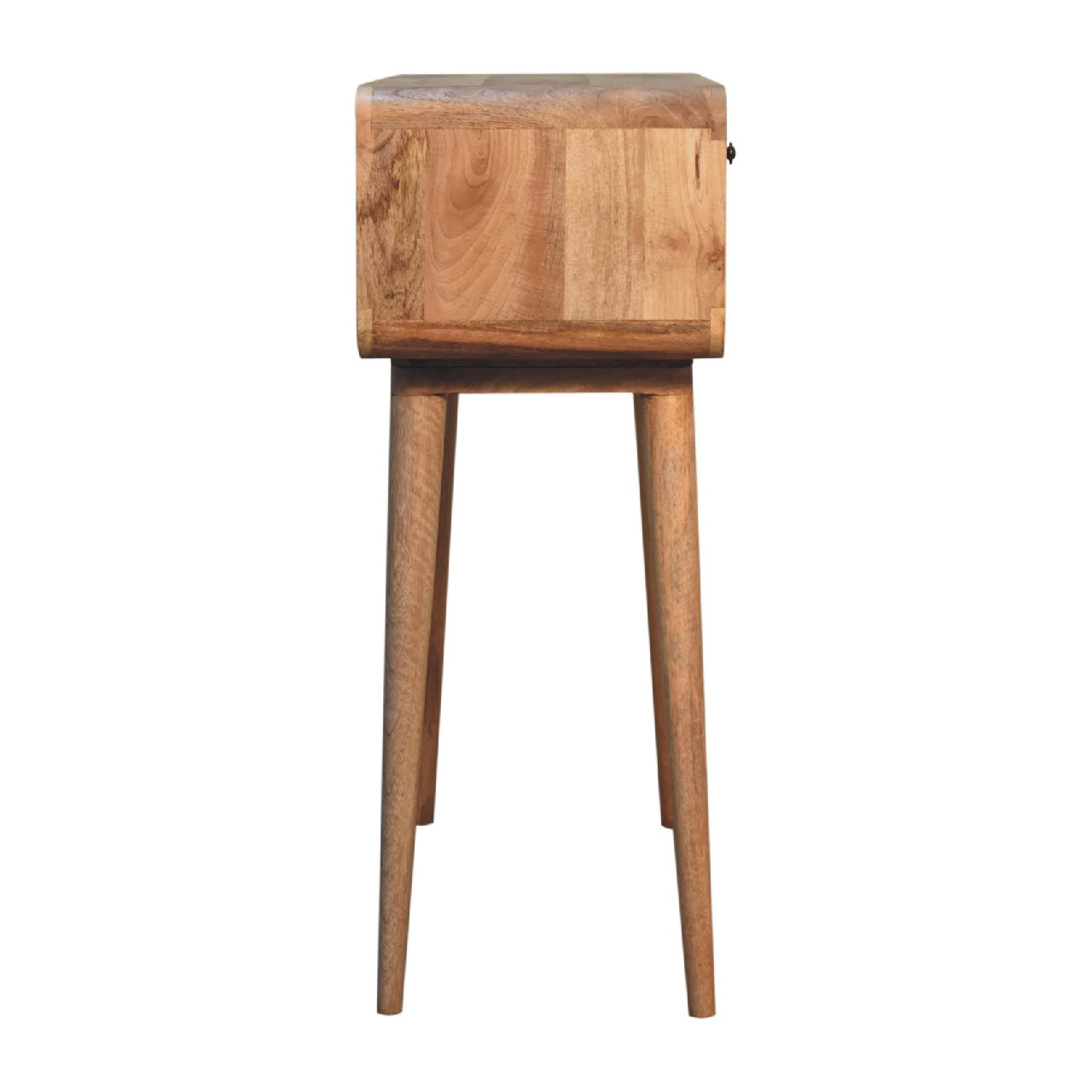 Ribeauville Mango Wood Console Table 2 Drawers and Shelf
