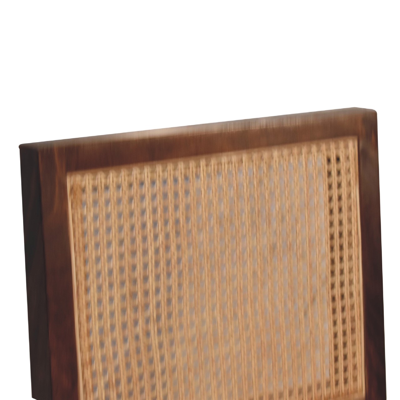 Holualoa Cream Boucle and Mango Wood Rattan Chair