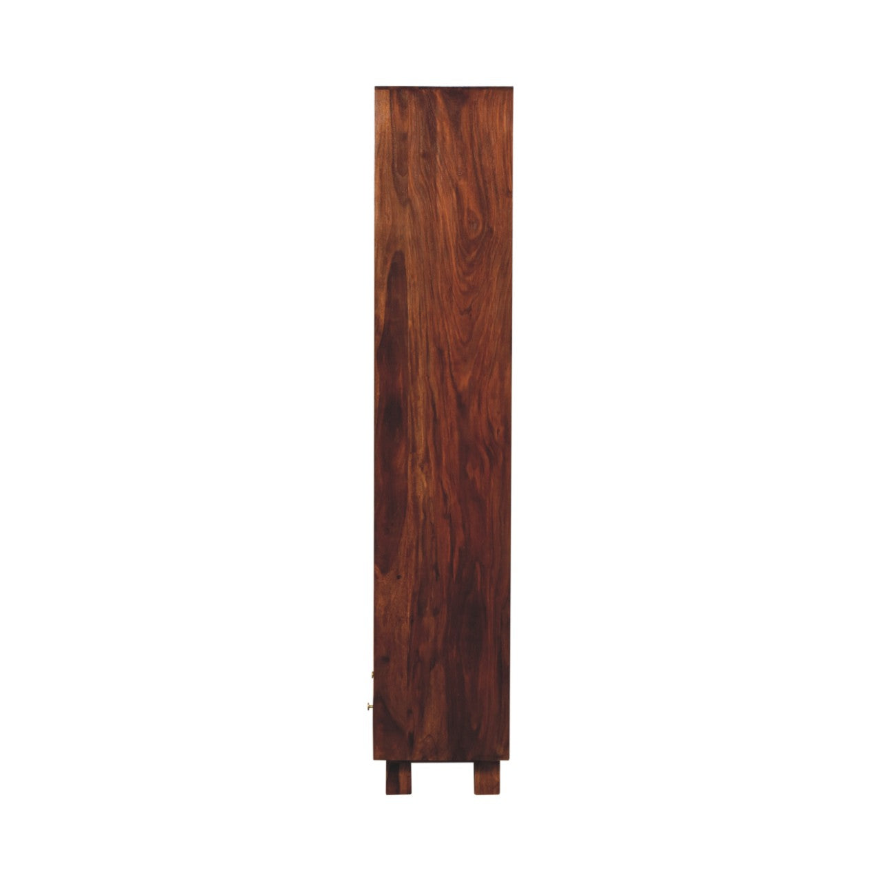 Bologna Large Sheesham Wood Bookcase 2 Drawers