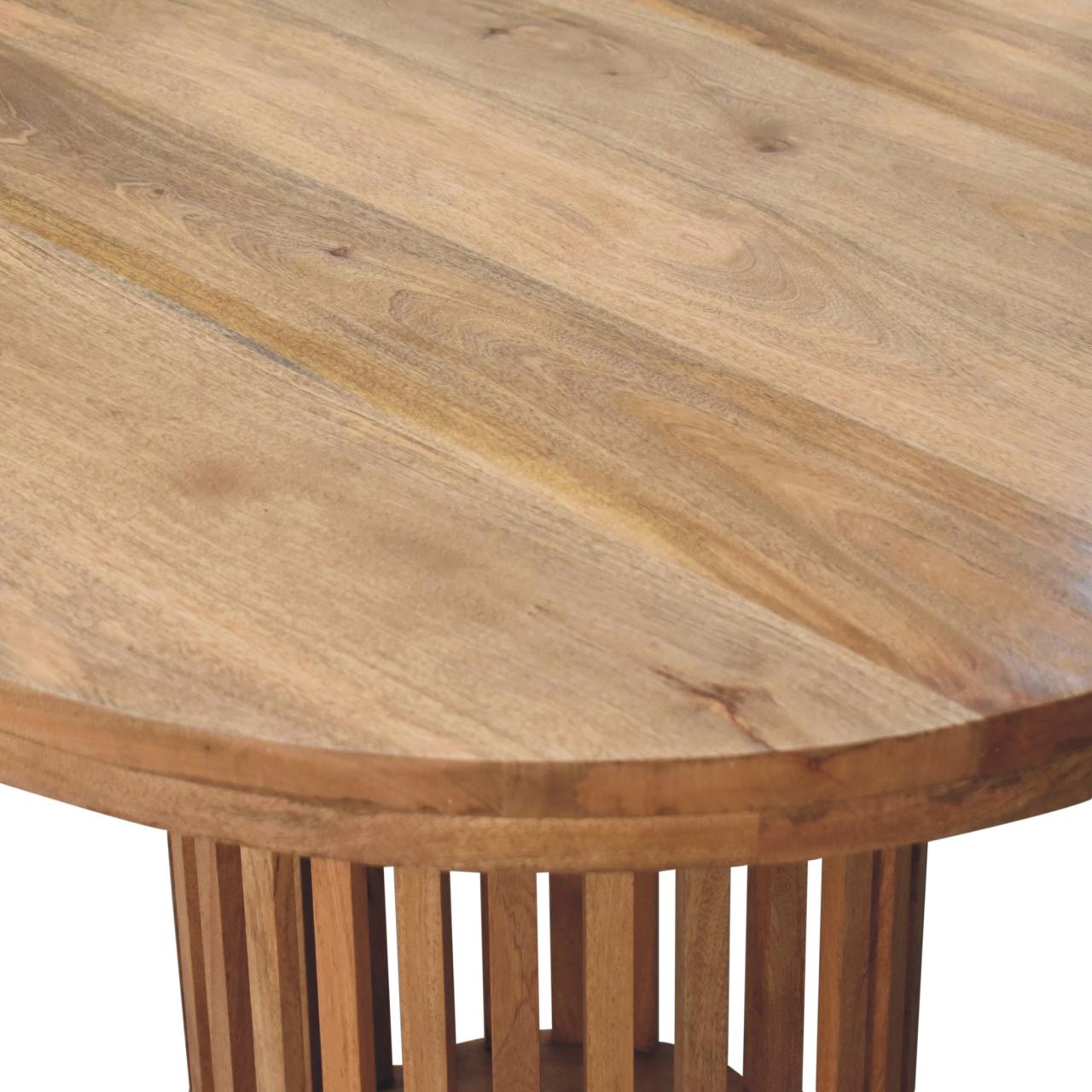 Verona Round Mango Wood Dining Table