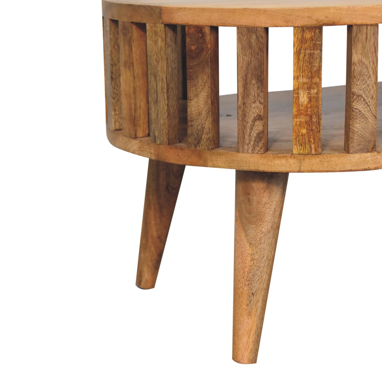 Varenna Natural Mango Wood Slatted Coffee Table