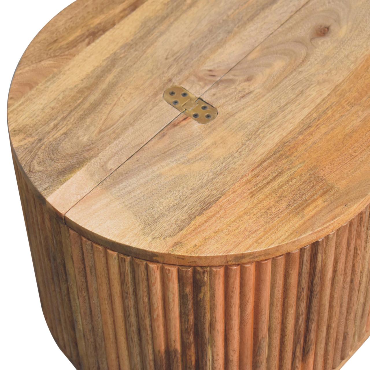 Cernobbio Mango Wood Coffee Table with Storage Lid