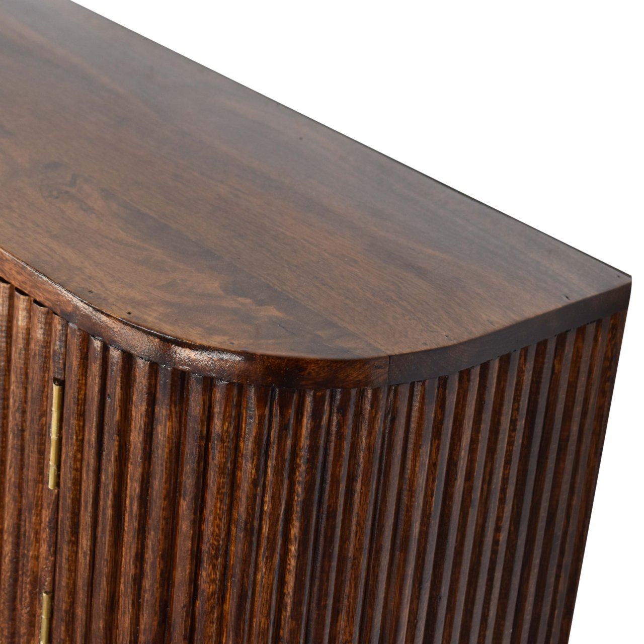 Positano Chestnut Mango Wood Wall Mounted Console Table