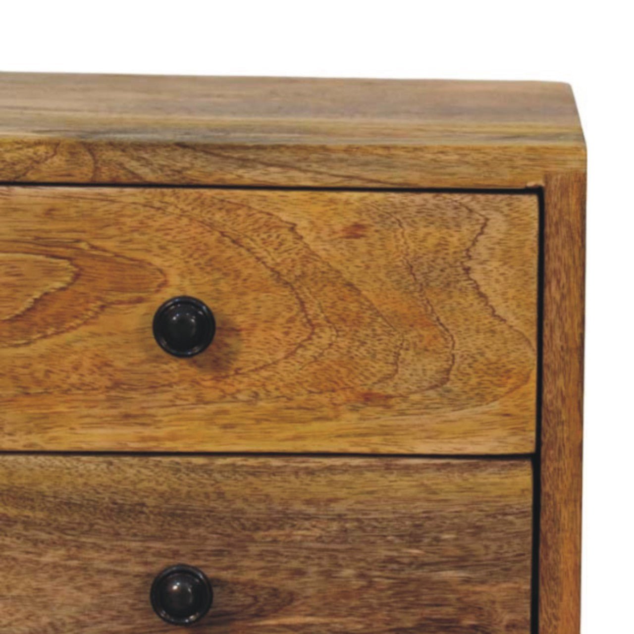 Trieste 2 Drawer Mango Wood Wall Mounted Bedside Table