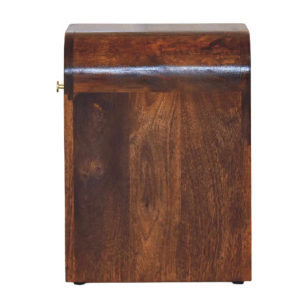 Chioggia Mango Wood Bedside Table with Curved Edges