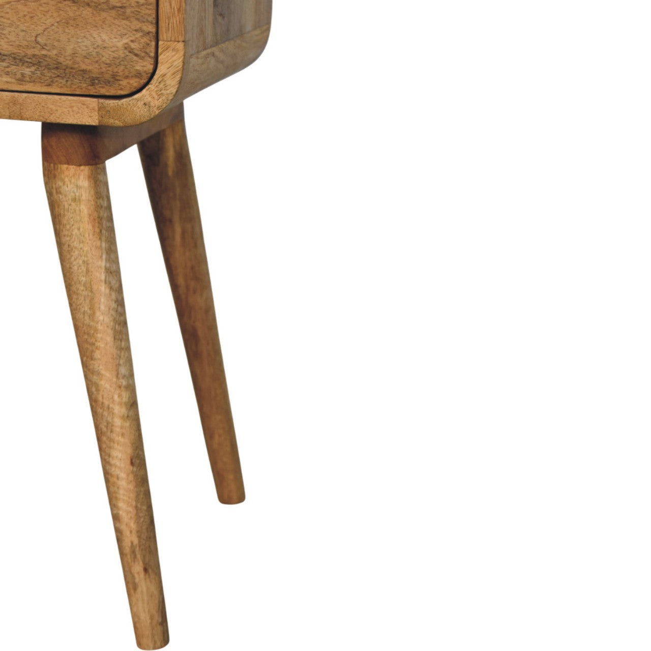 Vicenza Natural Mango Wood Nightstand with Drawer