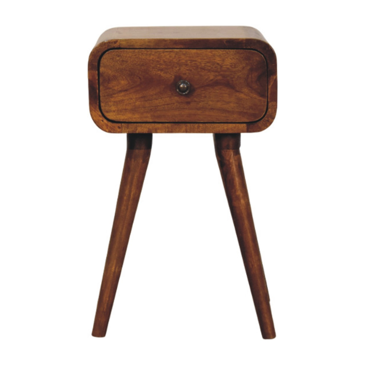 Vicenza Small Solid Wood Bedside Table with Drawer