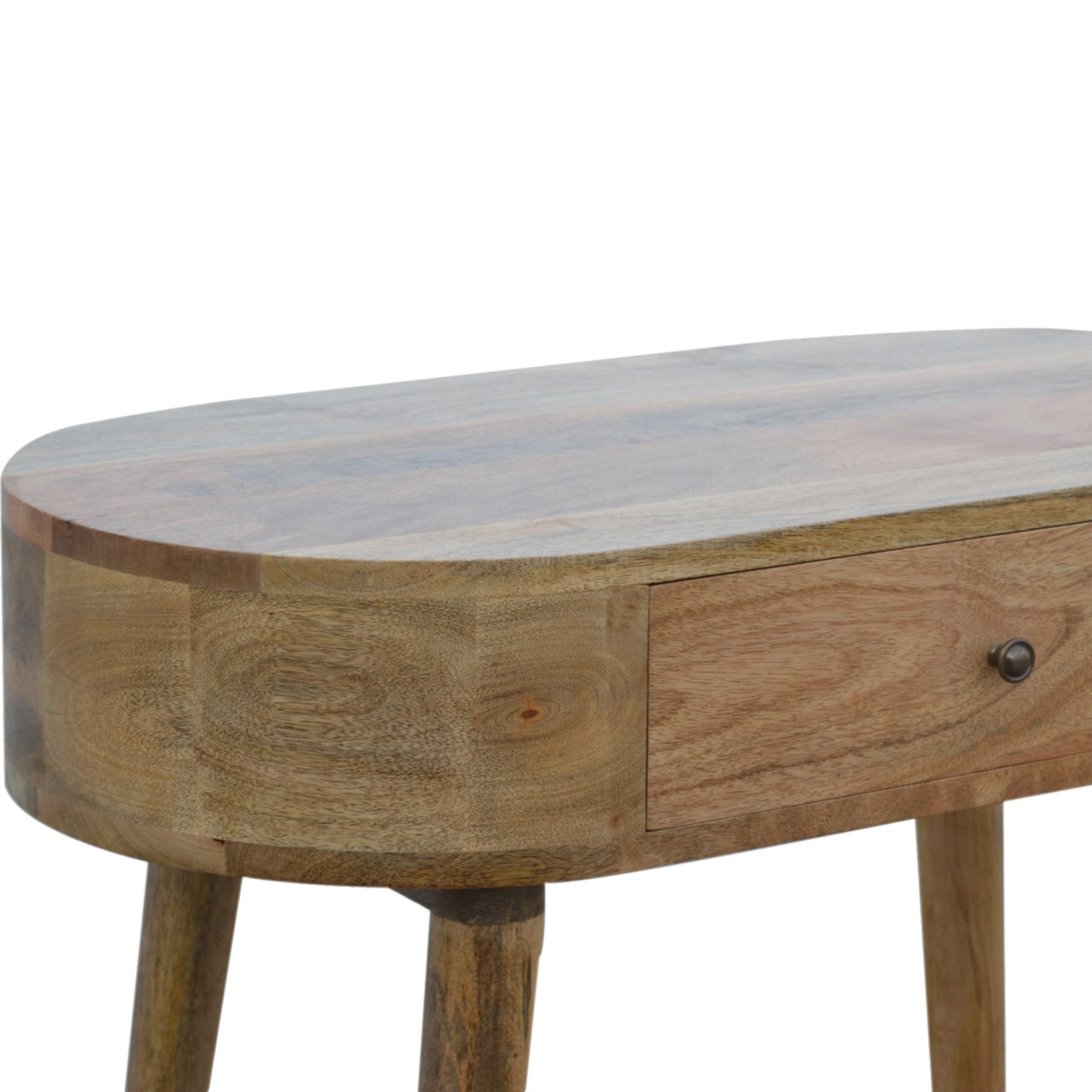 Pisa Scandi Natural Mango Wooden 1 Drawer Console Table
