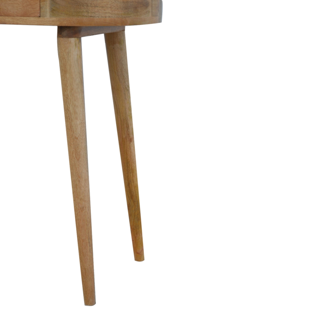 Pisa Scandi Natural Mango Wooden 1 Drawer Console Table