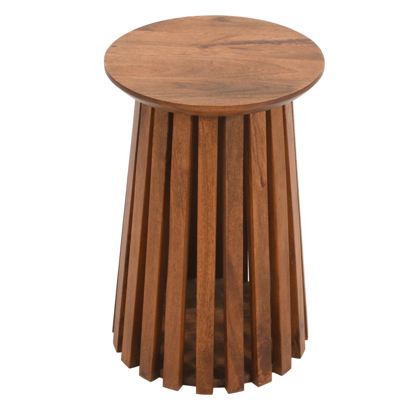 Birmingham Slatted Mango Wood Side Table
