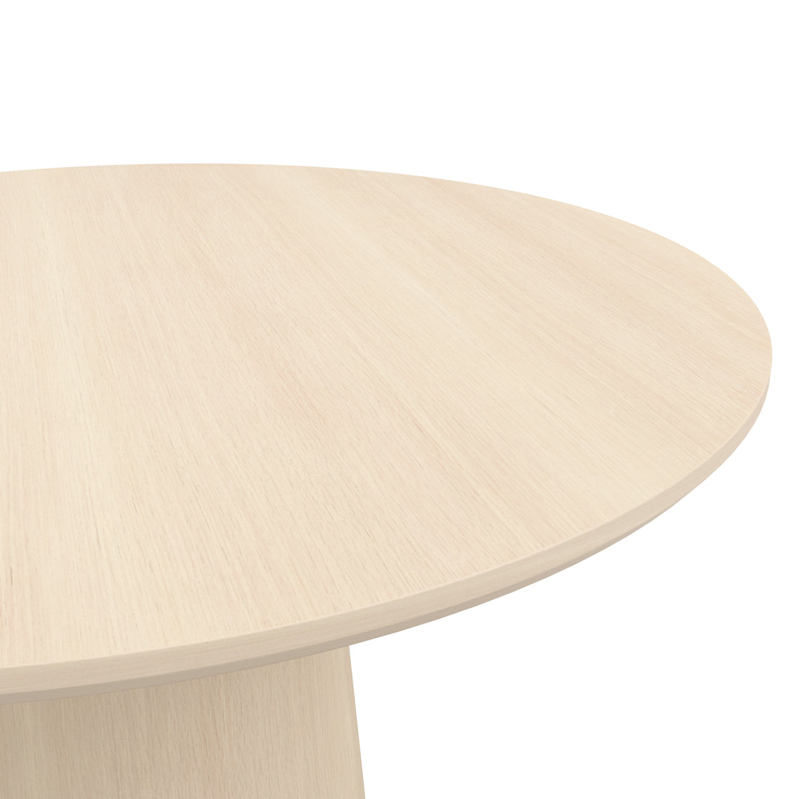 Abbey Road 4 Seater Blonde Wood Round Dining Table
