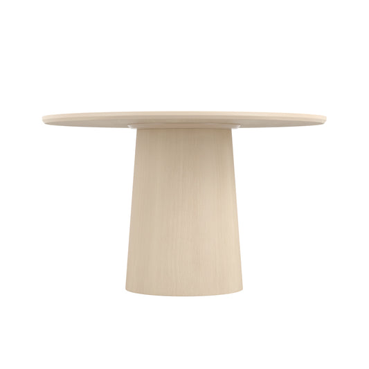 Abbey Road 4 Seater Blonde Wood Round Dining Table