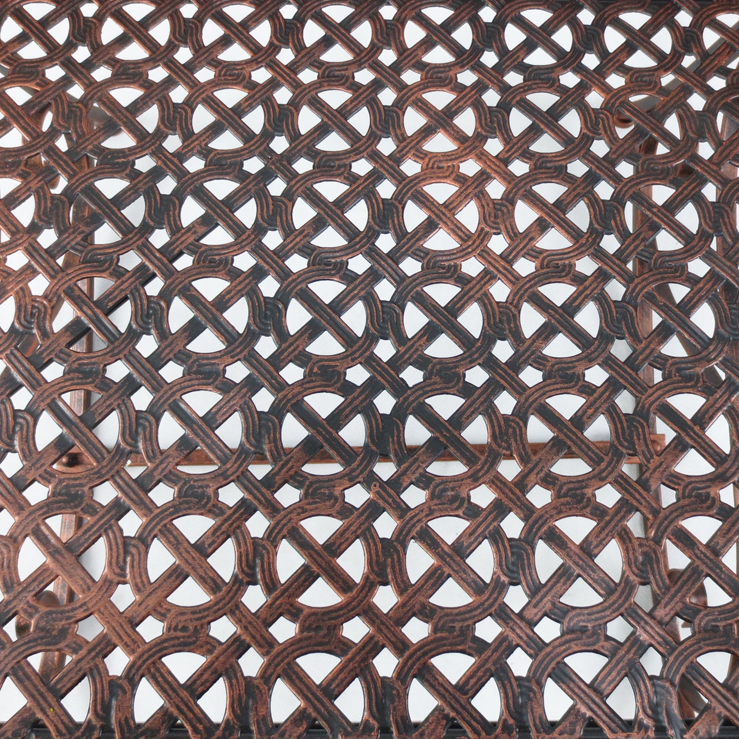 Pabasa Vintage Inspired Metal Bronze Single Outdoor Rocking Armchair