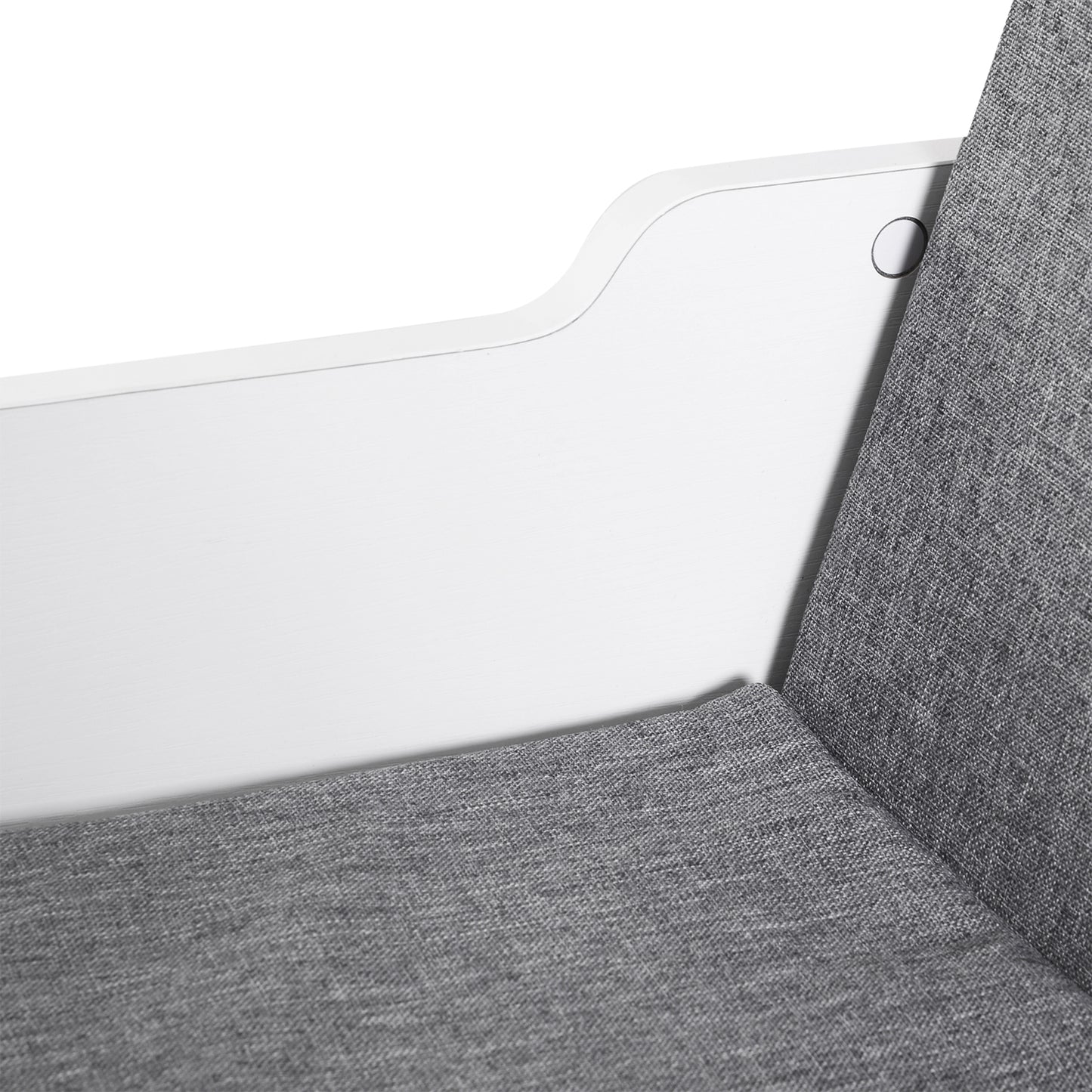 Vezito Wood White Cube Bookcase With Cushioned Seat
