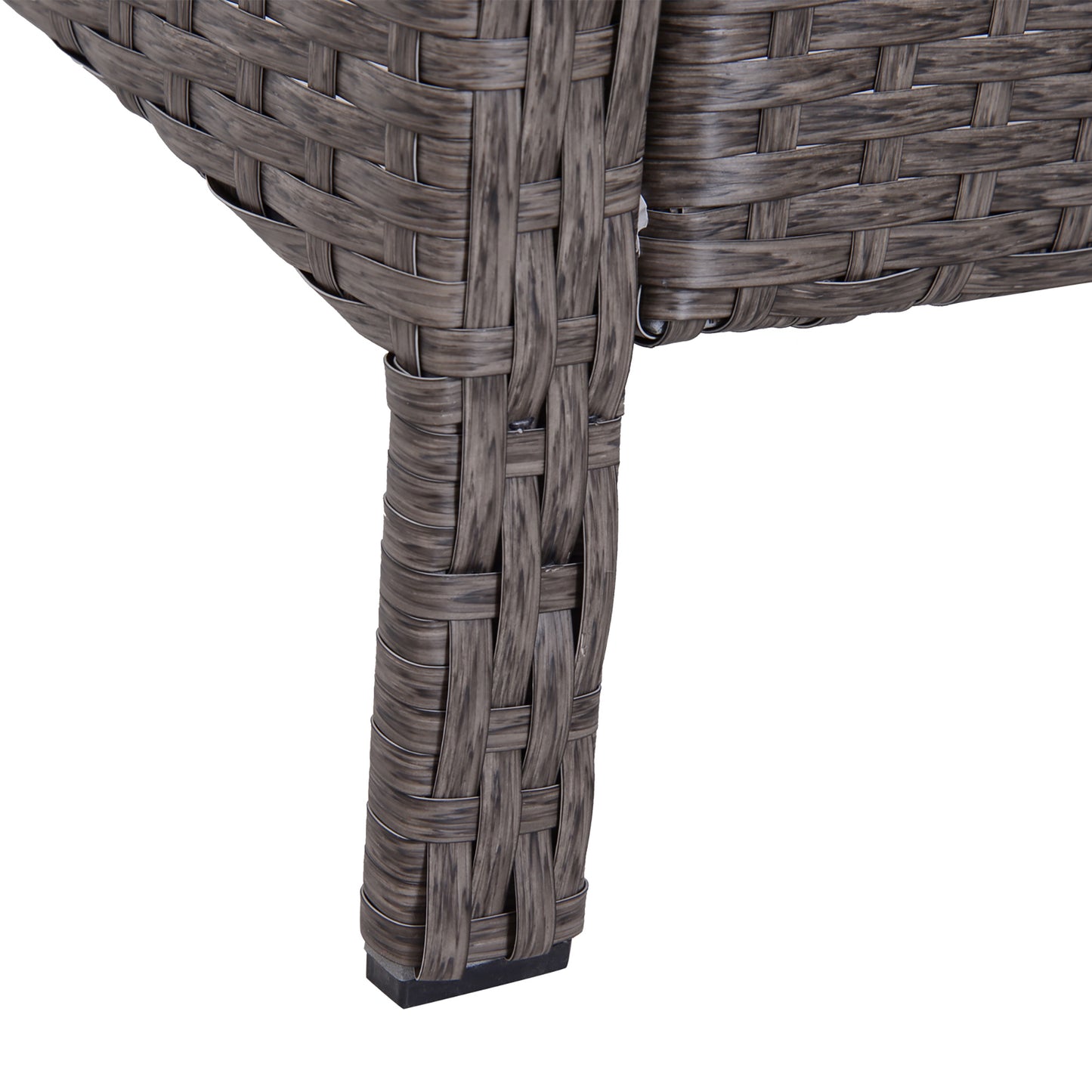 Vivimavi Rattan Grey 2 Seater Outdoor Bistro Set
