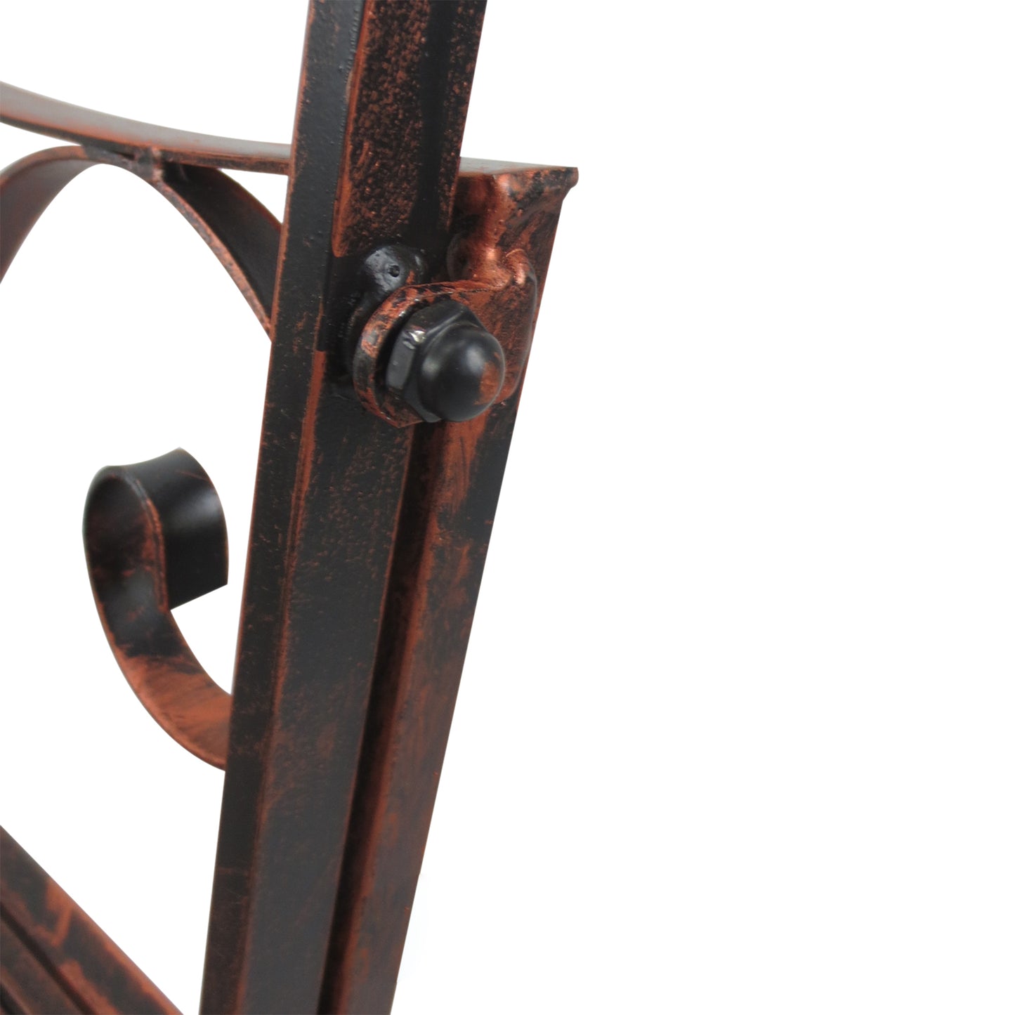 Lesu Metal Bronze Iron Garden Outdoor Rocking Chair