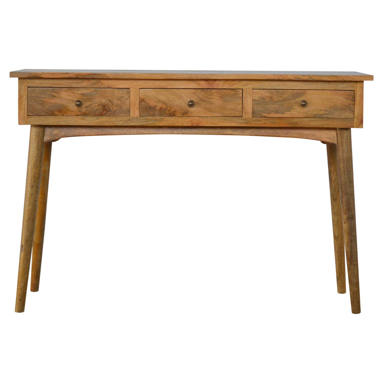 Pizzo Large Mango Wood 3 Drawer Console Table