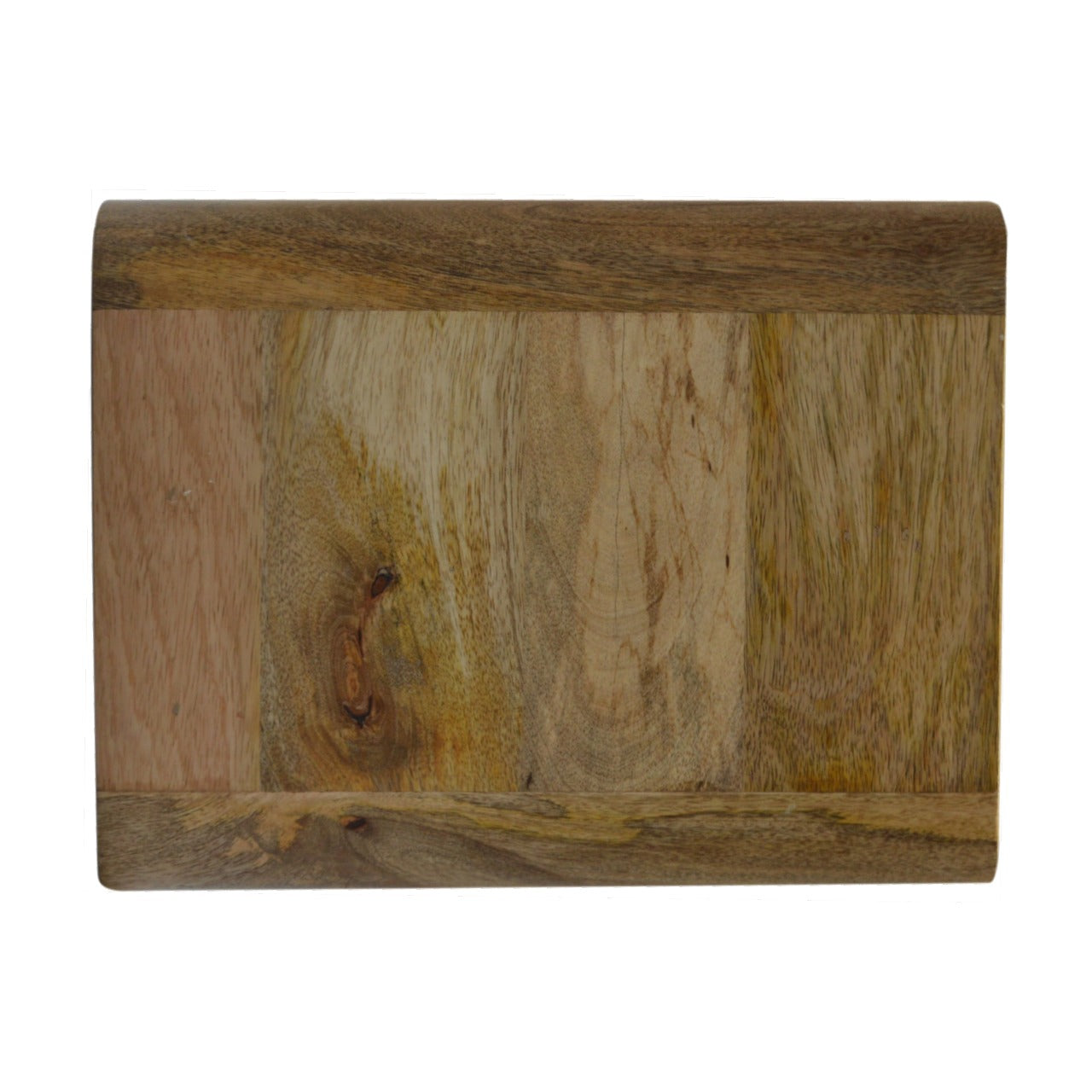 Gradara Natural Oak Mango Wood 2 Drawer Floating Bedside Table