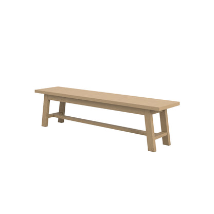 Arklow Latte Wooden Bench