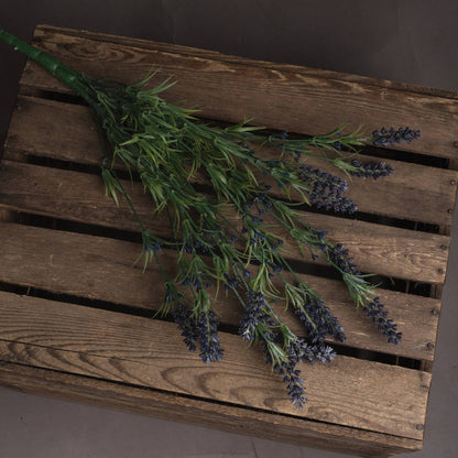 Set of 3 Artificial Flowers Large Lavender Bushes