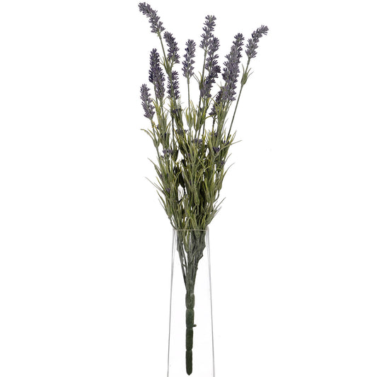 Set of 3 Artificial Flowers Large Lavender Bushes