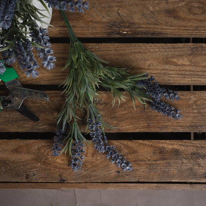 Set of 3 Artificial Flowers Small Lavender Sprays