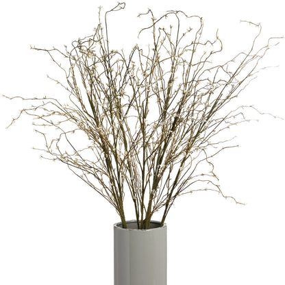 Set of 3 Artificial Flowers White Willow Sprays