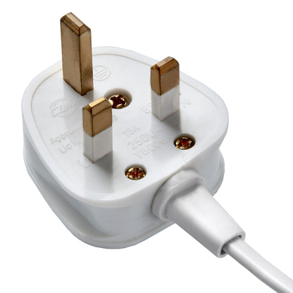 Blushforge White Minimalist Slim Table Lamp