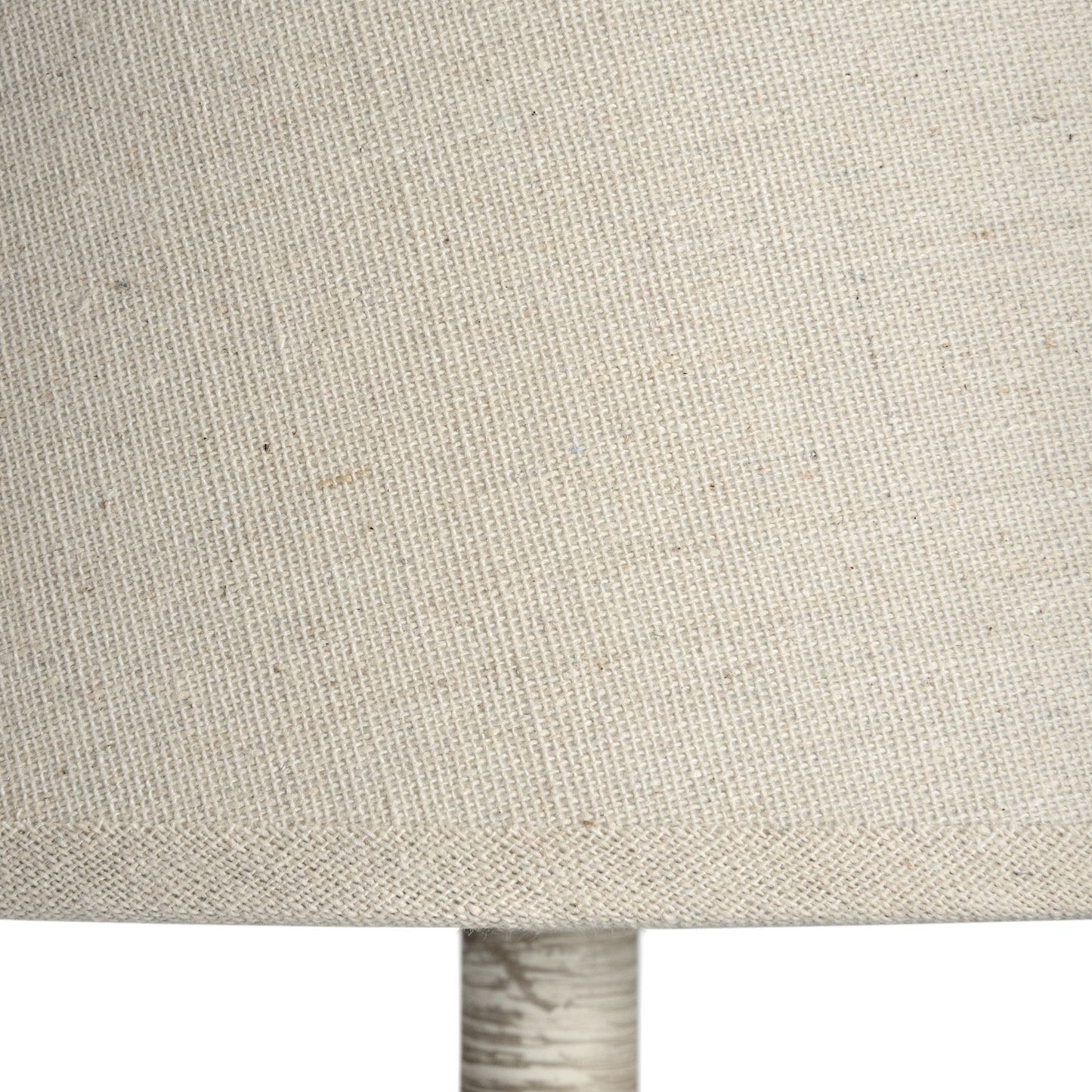 Baronnies Cream Wooden Pedestal Table Lamp with Tapered Shade