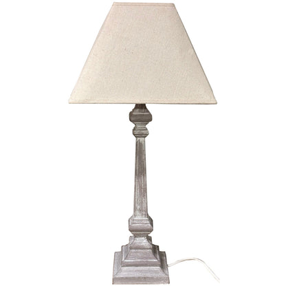 Stonebloom Grey Wash Slim Table Lamp