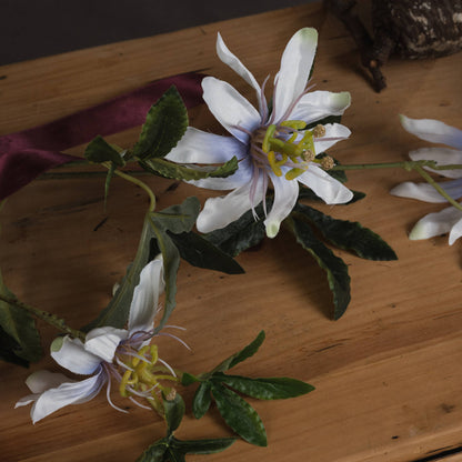 Set of 3 Artificial Flowers Passion Flower Sprays
