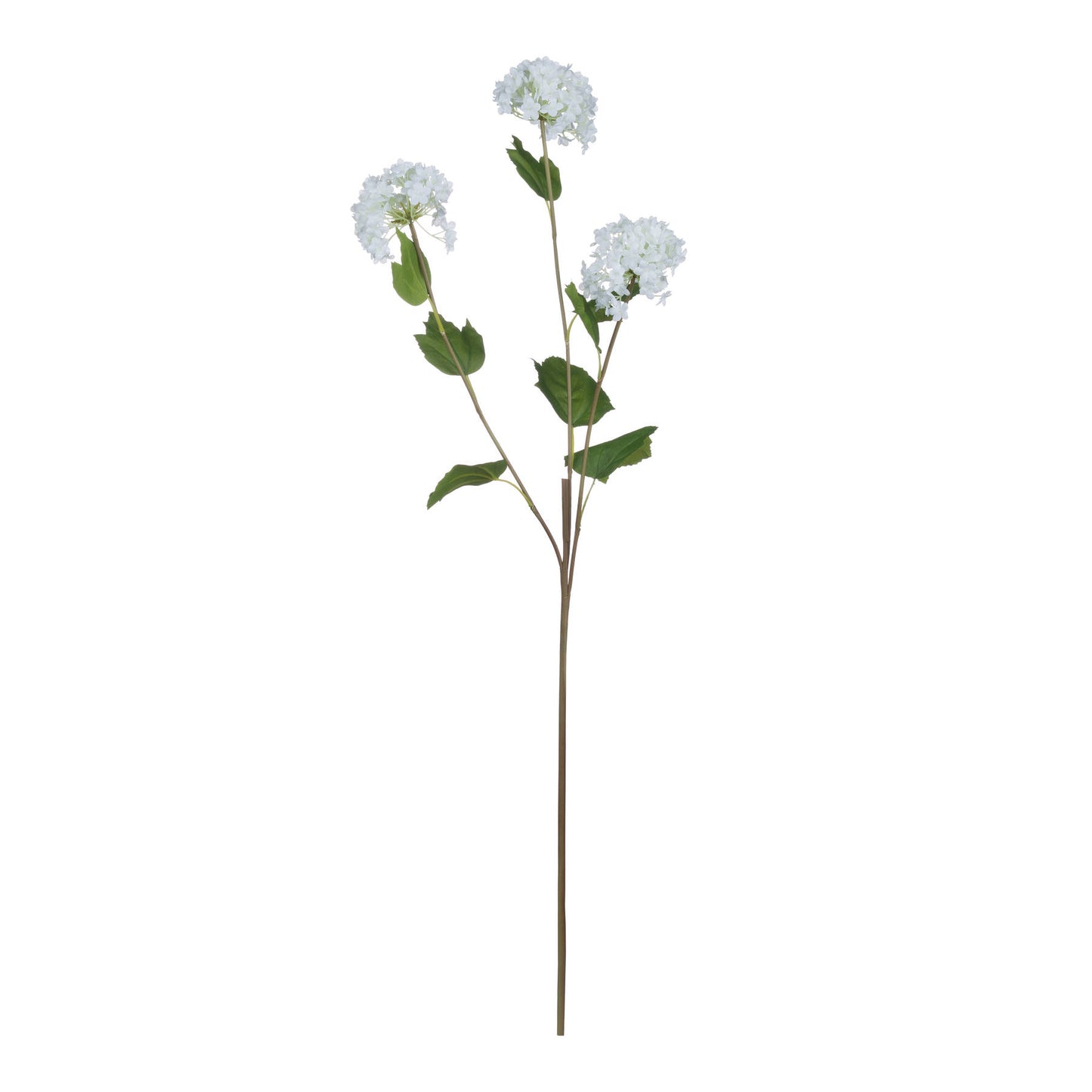 Set of 3 Artificial Flowers Viburnum Opulus Stem