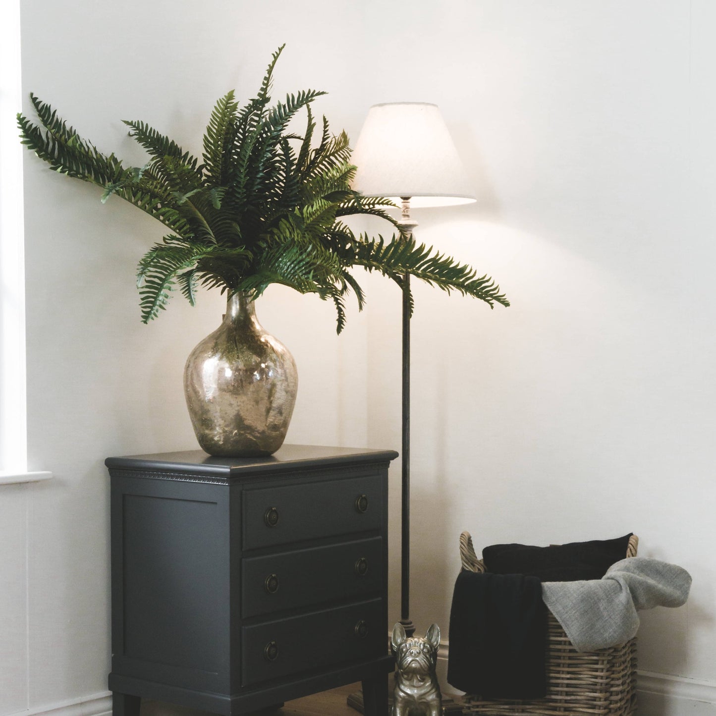 Set of 3 Artificial Flowers Fern Bunches