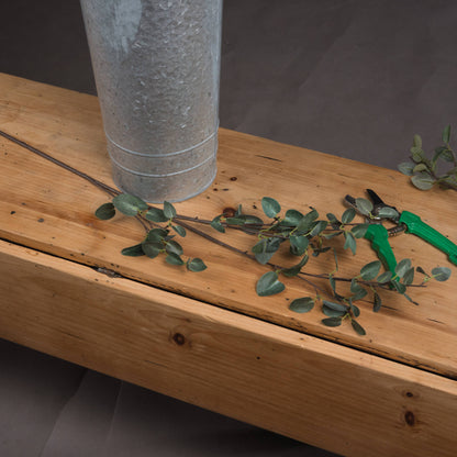 Set of 3 Artificial Flowers Tall Eucalyptus Stems