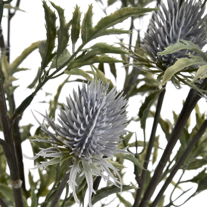 Set of 3 Artificial Flowers Eryngium Thistle Stems