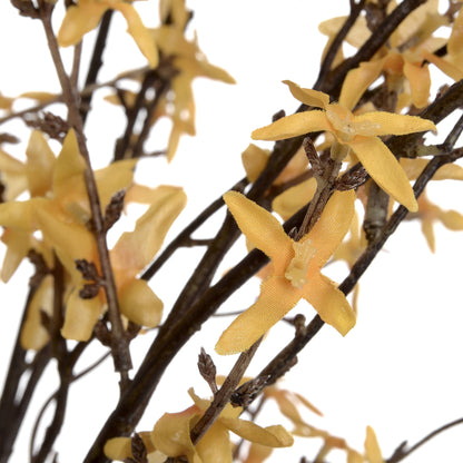 Set of 3 Artificial Flowers Forsythia Stems