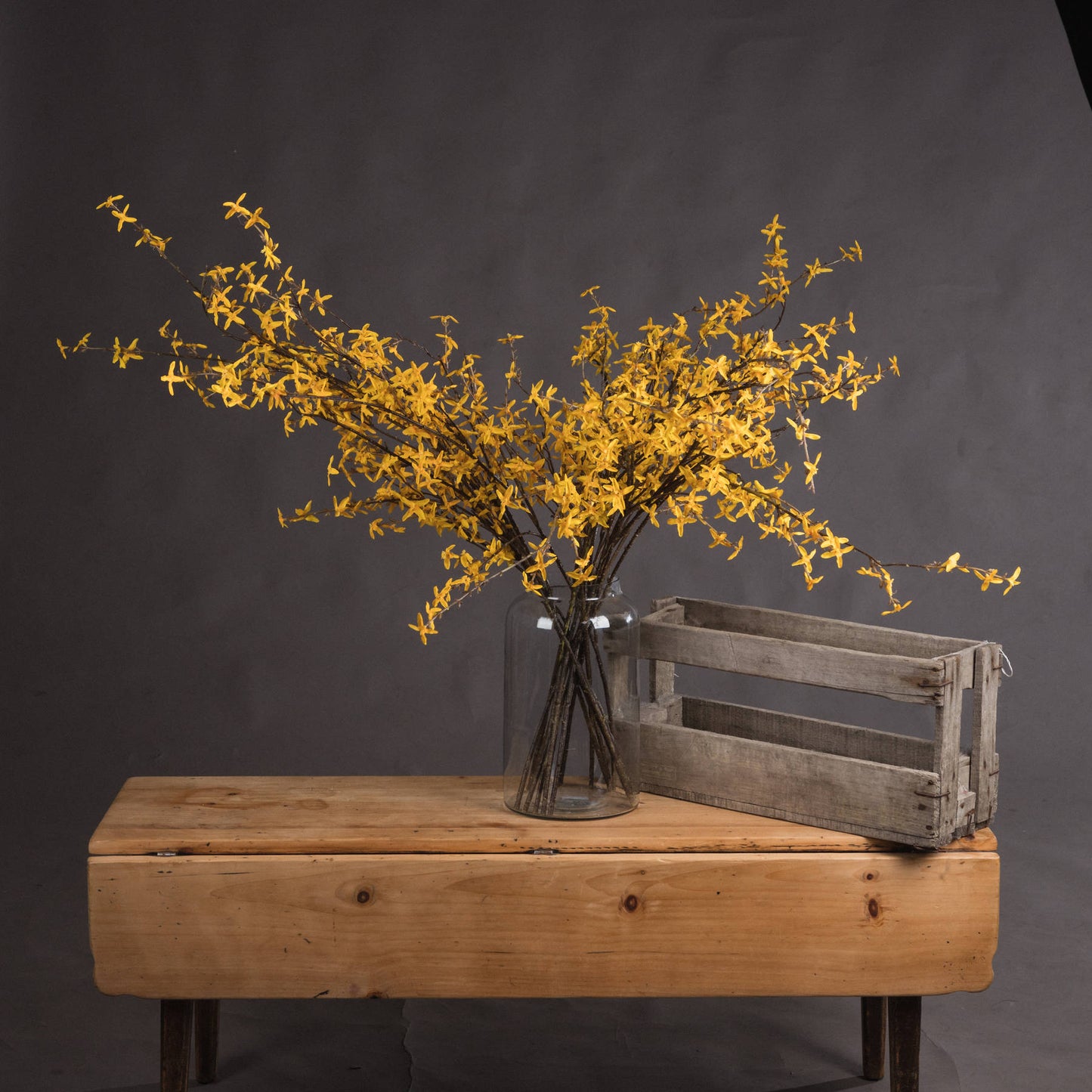 Set of 3 Artificial Flowers Forsythia Stems