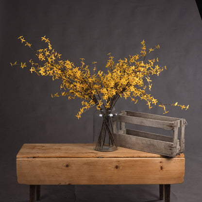 Set of 3 Artificial Flowers Forsythia Stems