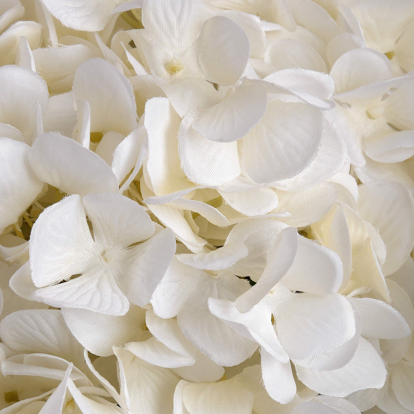 Set of 3 Artificial Flowers Oversized White Hydrangea Stems