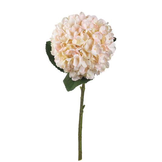 Set of 3 Artificial Flowers Autumn White Hydrangea Stems