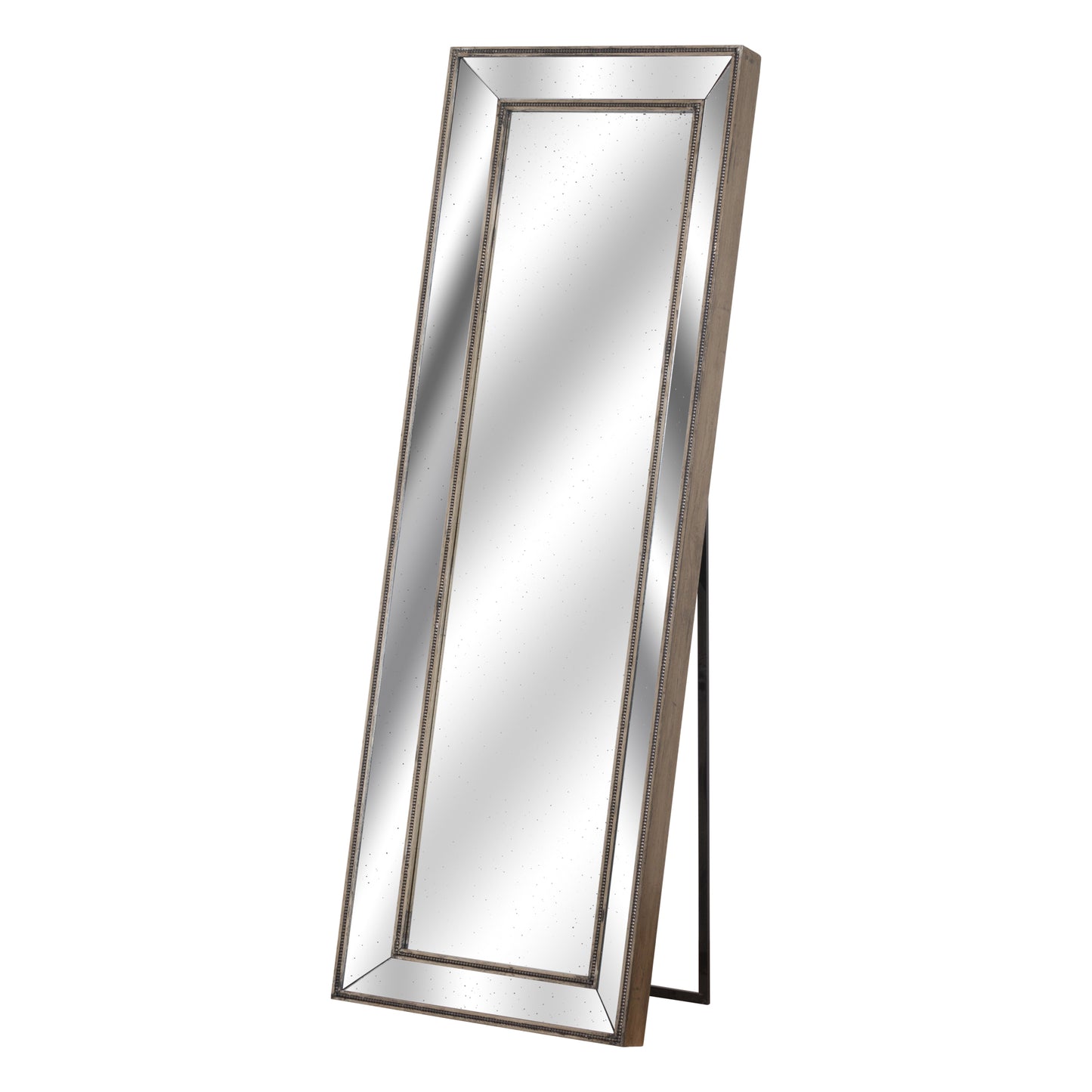 Tall Antiqued Standing Full-Length Mirror