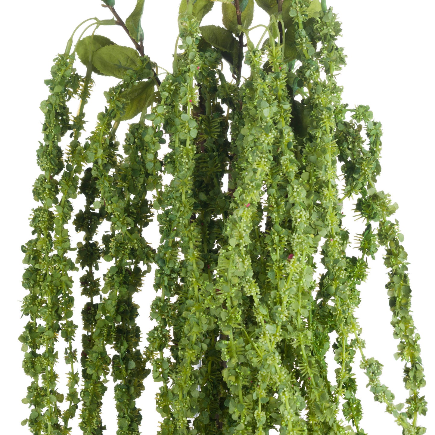 Set of 3 Artificial Flowers Green Amaranthus Stems
