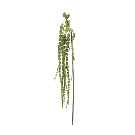 Set of 3 Artificial Flowers Green Amaranthus Stems