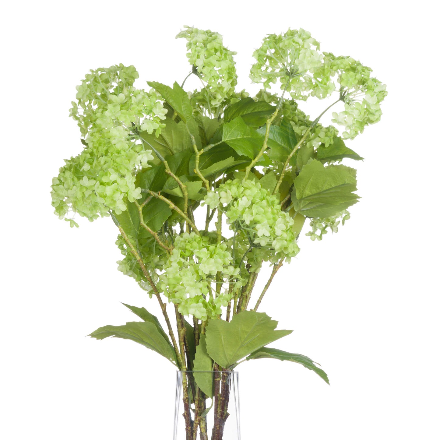 Set of 3 Artificial Flowers Green Viburnum Sprays