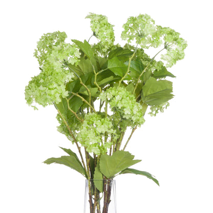 Set of 3 Artificial Flowers Green Viburnum Sprays